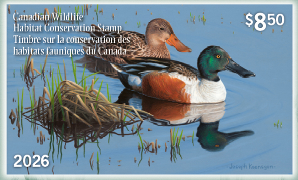 Canadian Wildlife Habitat Conservation Stamp $8.50
